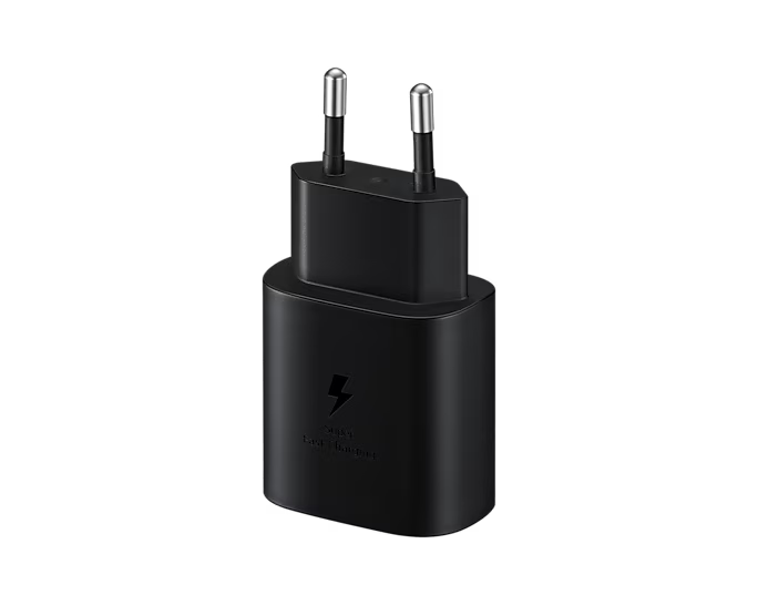Samsung oplader USB-C. 25W. Sort
