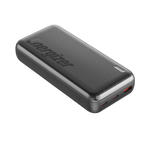 Energizer 20K hurtigopladende powerbank med høj kapacitet. Sort
