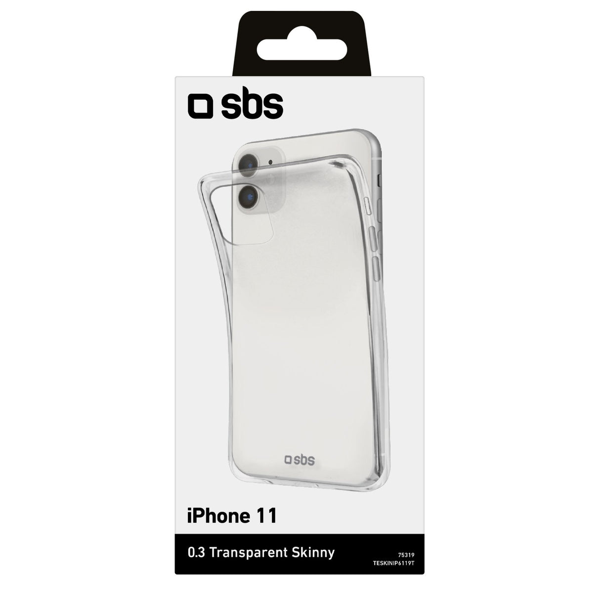 SBS Skinny cover til iPhone 11®. Gennemsigtig