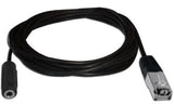 Cavus hovedtelefonkabel til B&O. 1,8m. Sort
