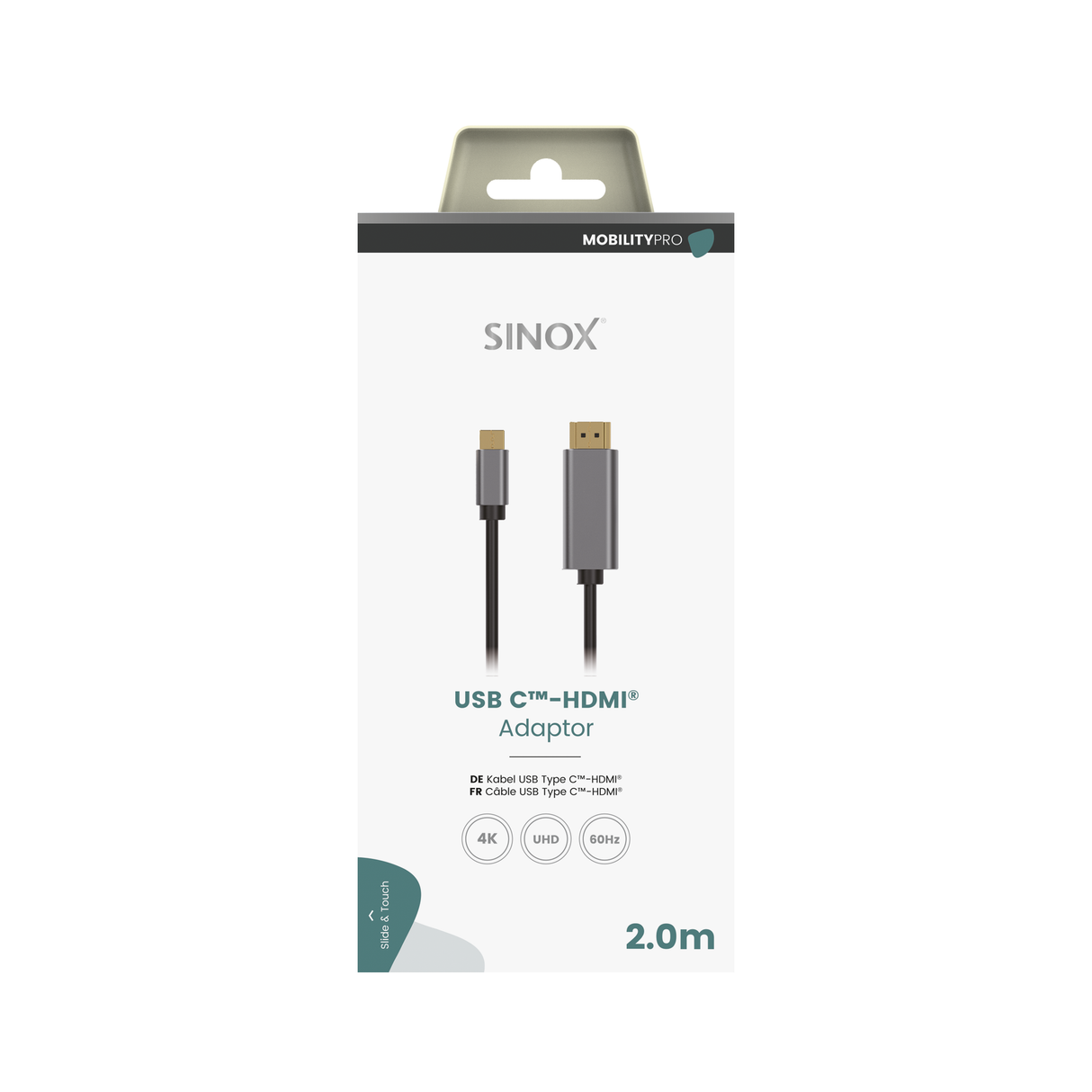 Sinox PRO USB C til HDMI™ kabel. 2m