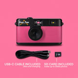 Camp Snap Camera. Flamingo lyserød