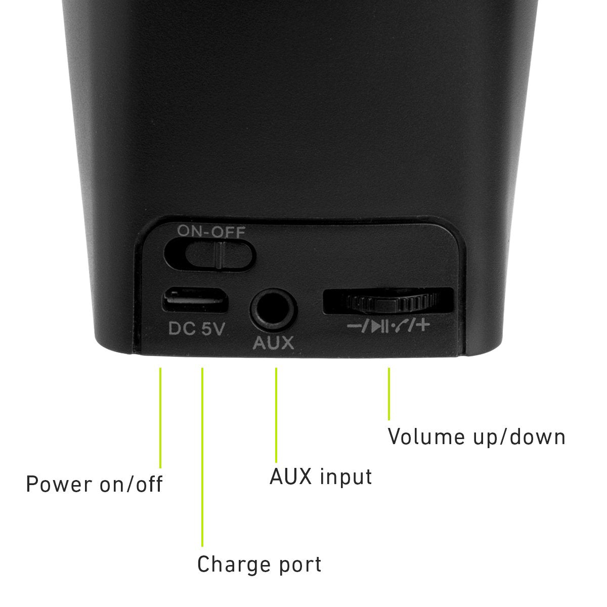 SBS Wild Portable højttaler. Sort