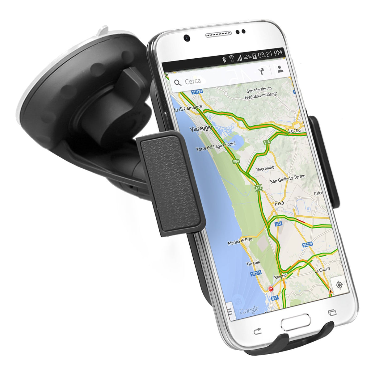 SBS universel mobilholder til bilen. Sort