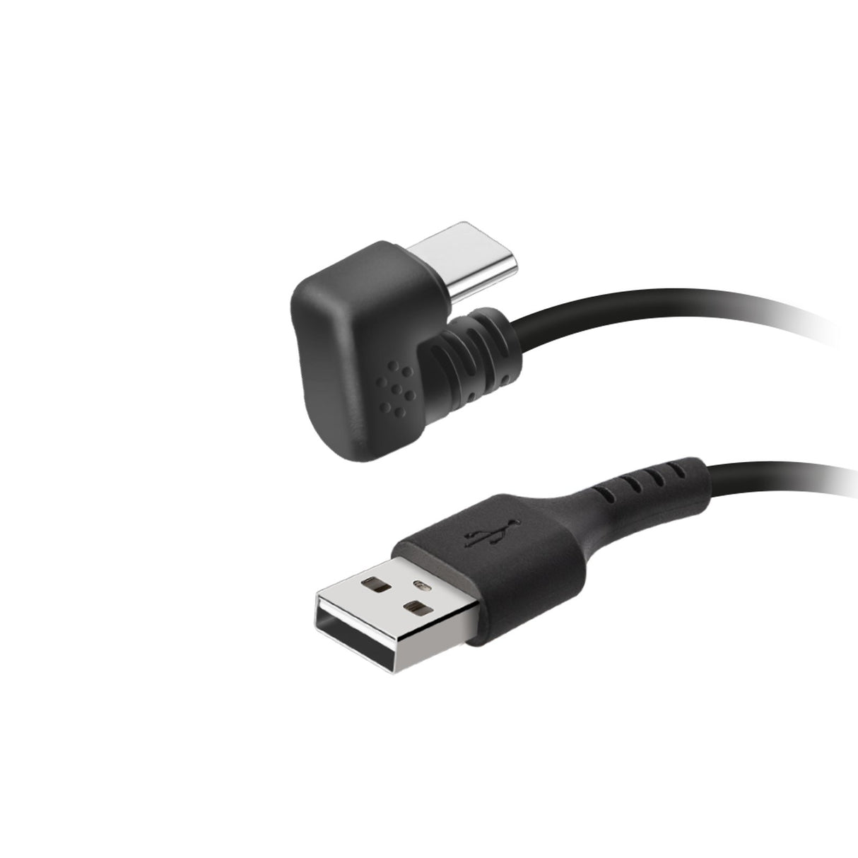 SBS USB A til USB C 180° kabel. Sort