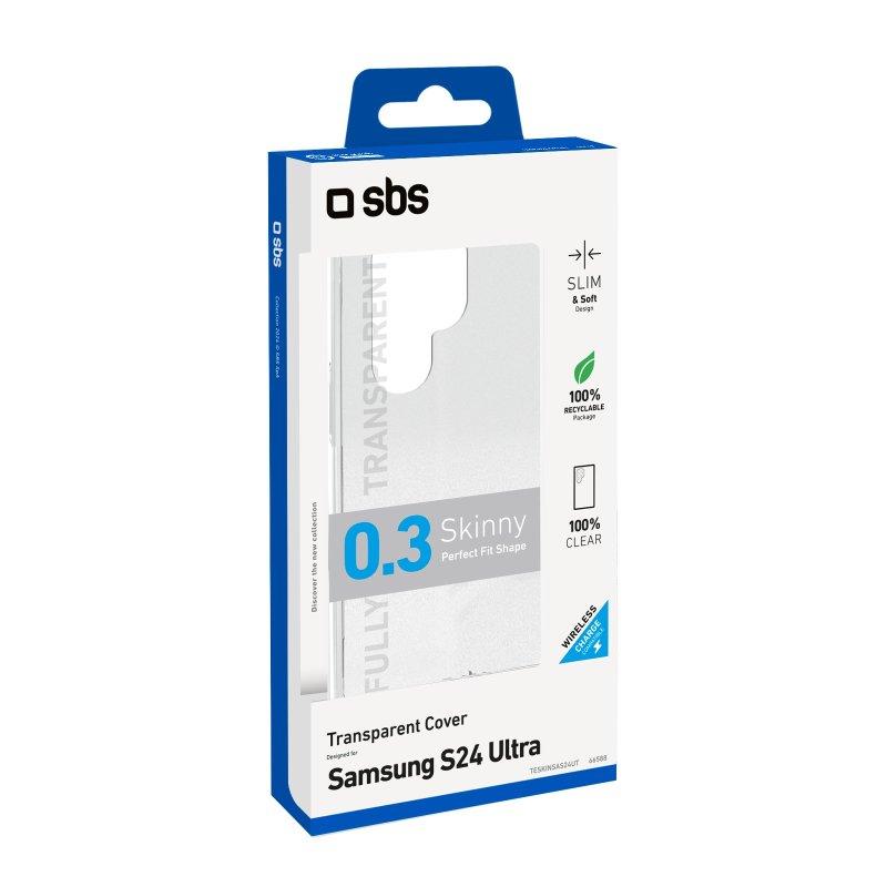 SBS Skinny cover til Samsung Galaxy S24 Ultra. Gennemsigtig