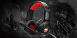 Marvo gaming headset m/mic. Sort/rød