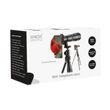 Sinox Lifestyle 50x teleobjektivsæt. Sort