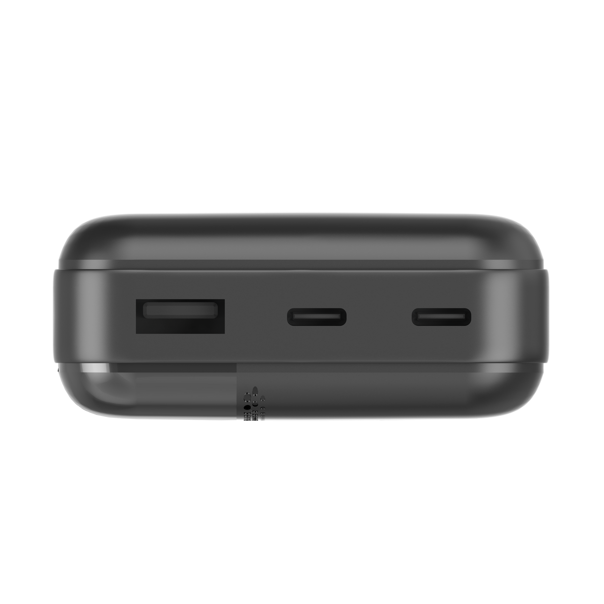 Energizer 20K Power Bank med dobbelt USB-C- og USB-A-port. Sort