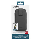 SBS universel lomme til mobil op til 6,8". Sort