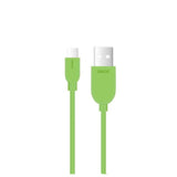 Sinox USB C til USB A kabel. 2m. Grøn
