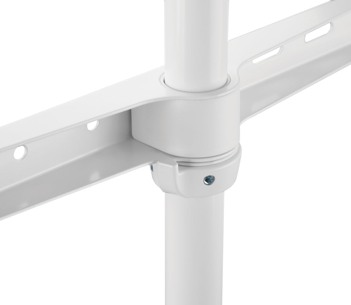 Sinox Tripod TV gulvstand med drejbar top. 50"-65". Lyst træ/hvid