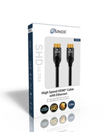 Sinox SHD HDMI™ kabel 4K60Hz+E. 1m. Sort