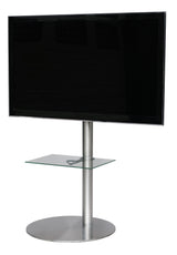 Sinox StandView TV gulvstand med drejbar top. 26"-65". Alu finish