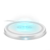 SBS trådløs 15W Qi opladerplade. Hvid