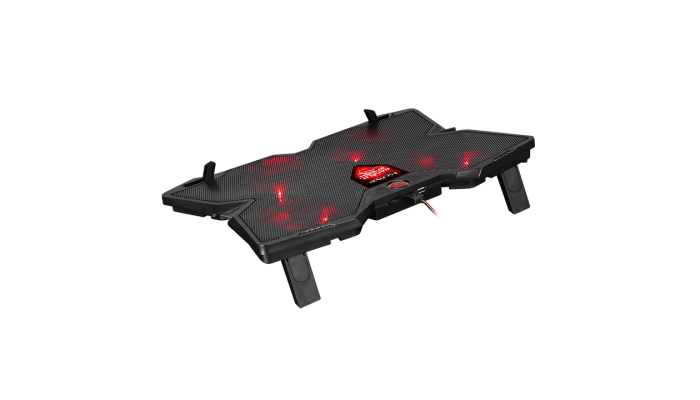 Marvo laptop kølerstand. Sort/rød