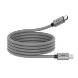 Sinox PRO USB C 2.0 magnetisk kabel. 1m. Grå