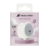 SBS vædder formet trådløs højttaler. Hvid