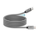Sinox PRO USB C til Lightning magnetisk kabel. 1m. Grå