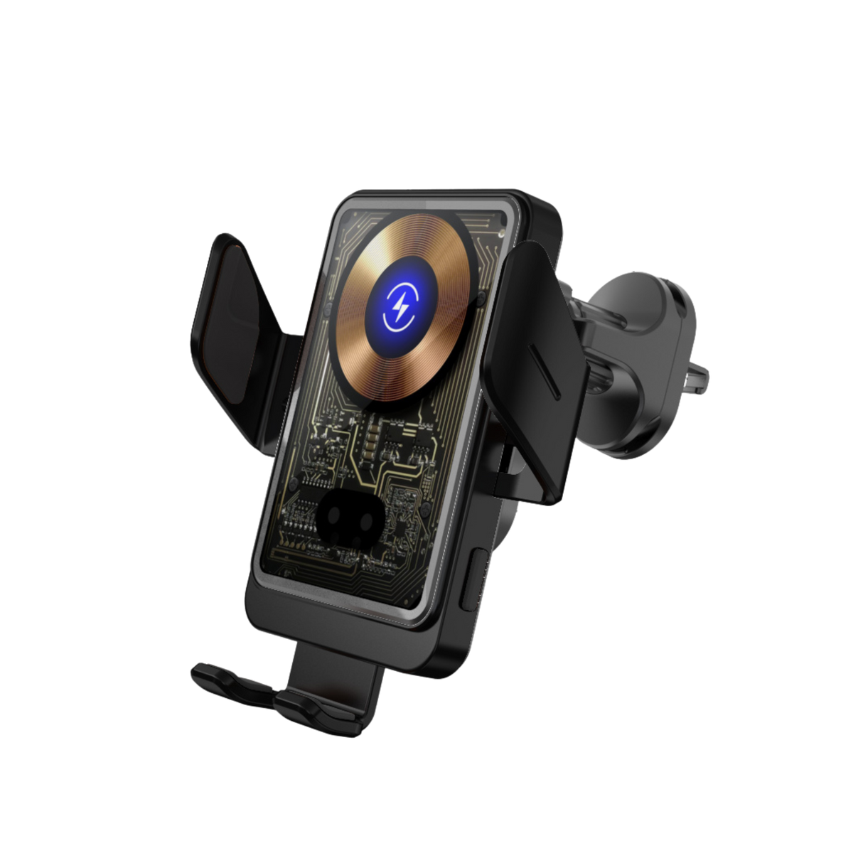 Energizer 15W hurtig trådløs billader med USB-C-indgang. Sort