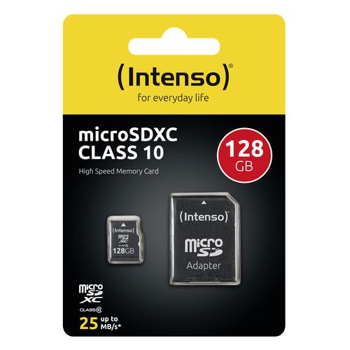 Intenso 3413491 hukommelseskort 128 GB MicroSDXC Klasse 10