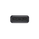 Intenso B10000 - 10,000 mAh Power Bank, portable external battery, USB-C & 2* USB-A, LED status indicator, tested in Germany, black