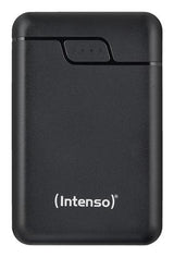 Intenso B10000 - 10,000 mAh Power Bank, portable external battery, USB-C & 2* USB-A, LED status indicator, tested in Germany, black