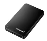 Intenso Memory Case 500 GB External Hard Drive (6.35 cm (2.5 inch) 5400 RPM, 8 MB Cache, USB 3.0), certified refurbished, black