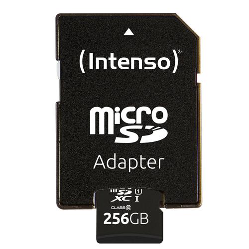 Intenso microSD Karte UHS-I Premium 256 GB Class 10