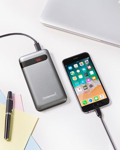 Intenso PD10000 Lithium polymer (LiPo) 10000 mAh Anthracit
