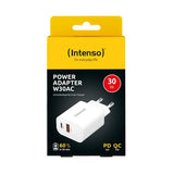 Intenso POWER ADAPTER USB-A/USB-C/7803012 Universel Hvid Vekselstrøm Hurtig opladning Indendørs