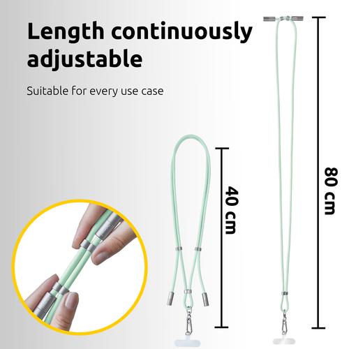 Intenso Handykette als Lade- + Datenkabel USB-C bis 1,65m grün USB-kabel USB C Grøn