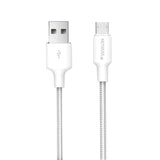 NOVANL SpeedCharge USB A til Micro USB-kabel 12W (1,5M) Hvid