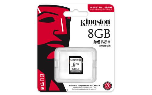 Kingston Technology 8G SDHC Industrial pSLC