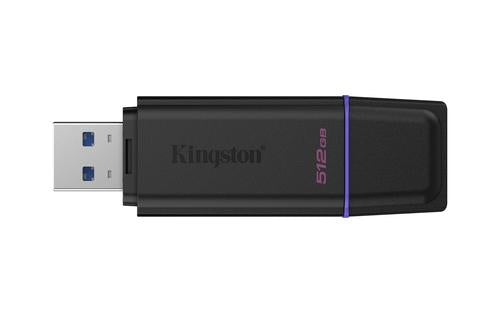 Kingston Technology DataTraveler 512GB Portable USB 3.2 Gen 1 Exodia Black/Purple