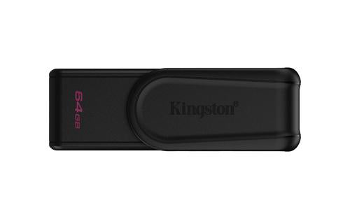 Kingston Technology DataTraveler 64 GB Portable USB 3.2 Gen 1 Exodia S (sort/sort)