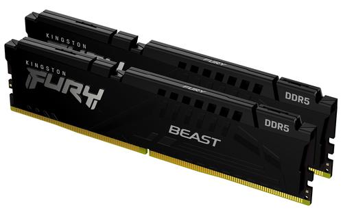 Kingston Technology FURY Beast 16GB 6000MT/s DDR5 CL36 DIMM (sæt med 2) Black EXPO
