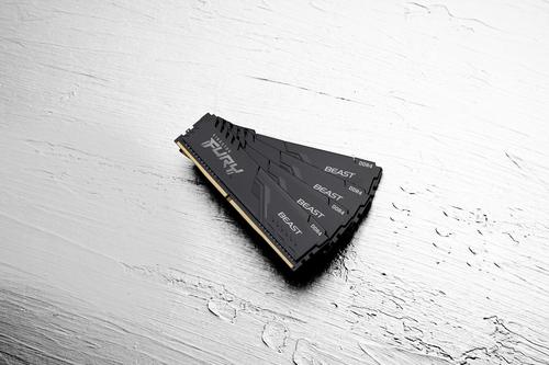 Kingston Technology FURY Beast 16GB 3200MT/s DDR4 CL16 DIMM 1Gx8 Black