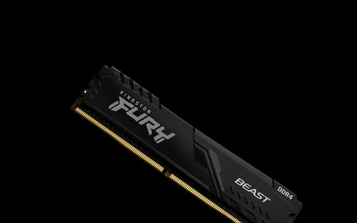 Kingston Technology FURY Beast 16GB 3200MT/s DDR4 CL16 DIMM 1Gx8 Black
