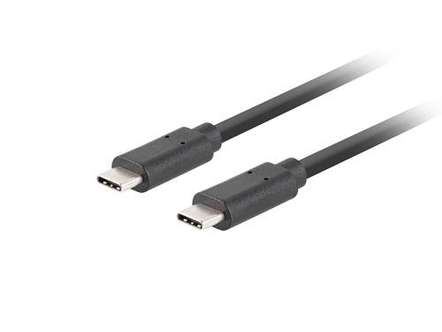 Lanberg CA-CMCM-32CU-0010-BK USB cable 1 m USB 3.2 Gen 2 (3.1 Gen 2) USB C Black
