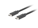 Lanberg CA-CMCM-32CU-0010-BK USB cable 1 m USB 3.2 Gen 2 (3.1 Gen 2) USB C Black