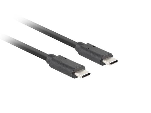 Lanberg CA-CMCM-32CU-0010-BK USB cable 1 m USB 3.2 Gen 2 (3.1 Gen 2) USB C Black