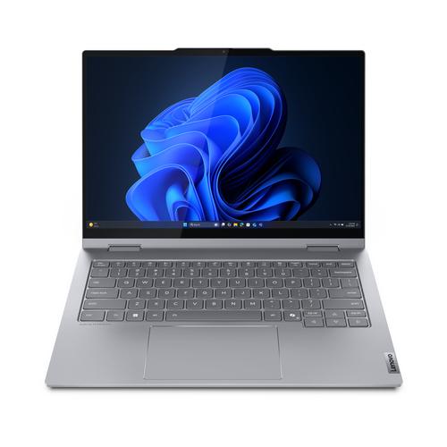 Lenovo ThinkBook 14 2-in-1 G5 IAU Intel Core Ultra 5 225U Hybrid (2-in-1) 35.6 cm (14") Touchscreen WUXGA 16 GB DDR5-SDRAM 512 GB SSD Wi-Fi 6E (802.11ax) Windows 11 Pro US International Grey