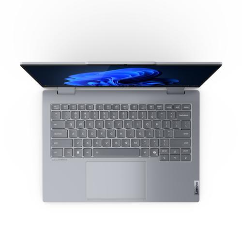 Lenovo ThinkBook 14 2-in-1 G5 IAU Intel Core Ultra 5 225U Hybrid (2-in-1) 35.6 cm (14") Touchscreen WUXGA 16 GB DDR5-SDRAM 512 GB SSD Wi-Fi 6E (802.11ax) Windows 11 Pro US International Grey