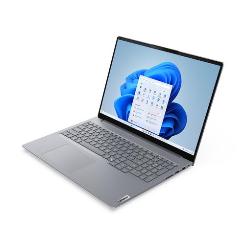 Lenovo ThinkBook 16 G8 IAL Intel Core Ultra 9 185H Laptop 40.6 cm (16") WUXGA 16 GB DDR5-SDRAM 512 GB SSD Wi-Fi 6E (802.11ax) Windows 11 Pro Nordic Grey
