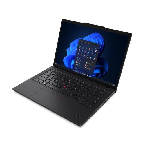 Lenovo ThinkPad T14 Gen 6 (Intel) Copilot+ PC Intel Core Ultra 7 258V Laptop 35,6 cm (14") WUXGA 32 GB LPDDR5x-SDRAM 512 GB SSD Wi-Fi 7 (802.11be) Windows 11 Pro Nordisk Sort