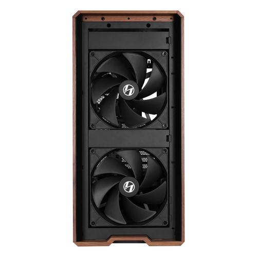 Lian Li Lancool LAN217X computer case Midi Tower Black, Wood