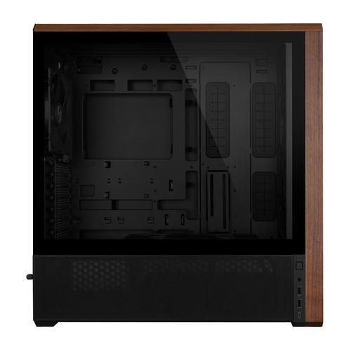 Lian Li Lancool LAN217X computer case Midi Tower Black, Wood