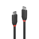 Lindy 36905 USB-kabel USB 3.2 Gen 1 (3.1 Gen 1) 0,5 m USB C 10 Gbit/sek. Sort