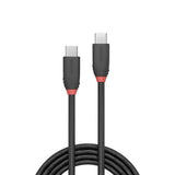Lindy 36905 USB-kabel USB 3.2 Gen 1 (3.1 Gen 1) 0,5 m USB C 10 Gbit/sek. Sort